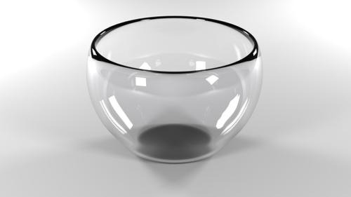 Clear Glass Bowl preview image